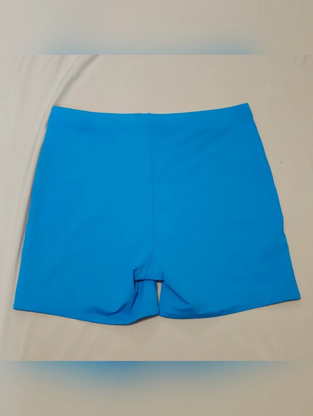 Skims Recycled Swim Mid Waist Short  SW-MWS-0750 Turquoise Size 3X